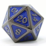 DHD Dire D20 Die: Sinister Sapphire