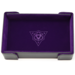 Die Hard Dice Dice Tray: Rectangle, Purple (Magnetic)