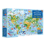 Usborne The World,  300-Piece Jigsaw Puzzle (with Atlas)