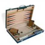 Wood Expressions [Pickup Only] Backgammon 15" Blk Zebra Wood