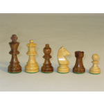 Worldwise Imports German-Style Chess Pieces of Sheesham & Boxwood (3" King)