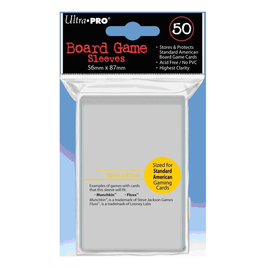 Ultra-Pro Standard American Board Game Sleeves 56x87mm
