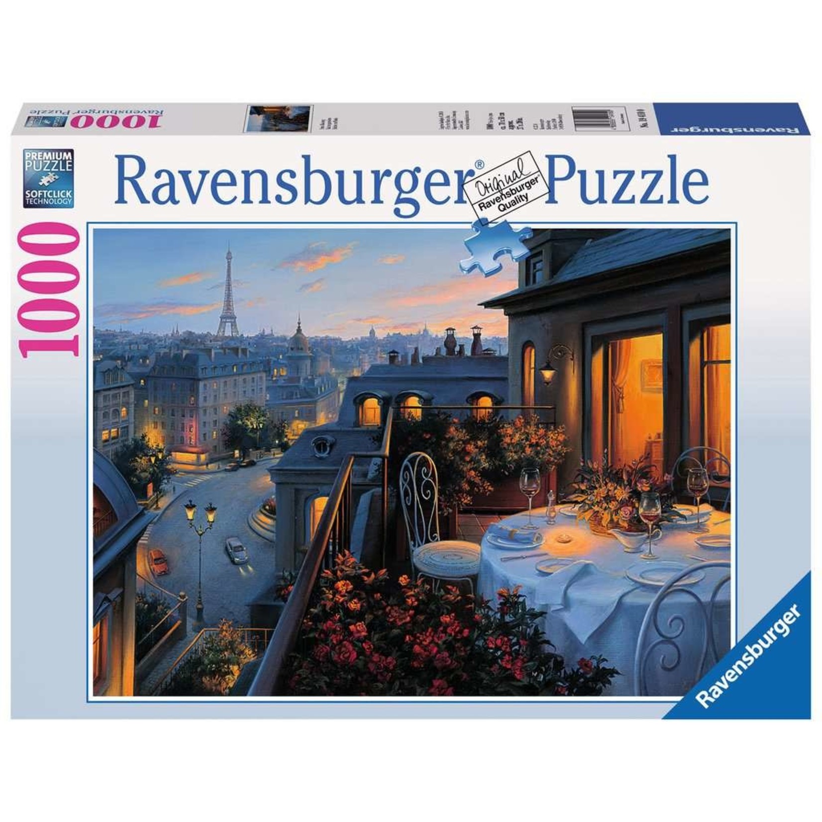 Ravensburger Paris Balcony, 1000-Piece Jigsaw Puzzle