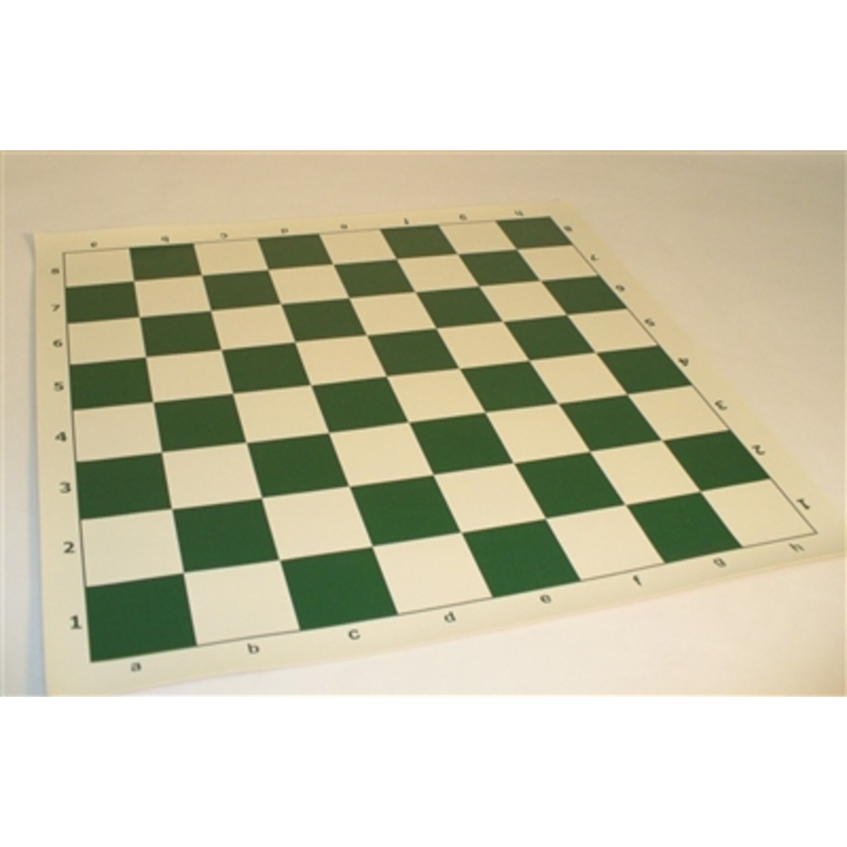 Worldwise Imports 20-Inch Chess Board (Green/Buff, Vinyl)