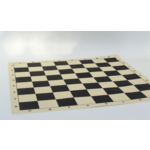 Worldwise Imports 19.75" Chess Board (Silicone; Black/Ivory)