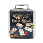 SpinMaster Mexican Train Dominoes (Aluminum Carry Case)