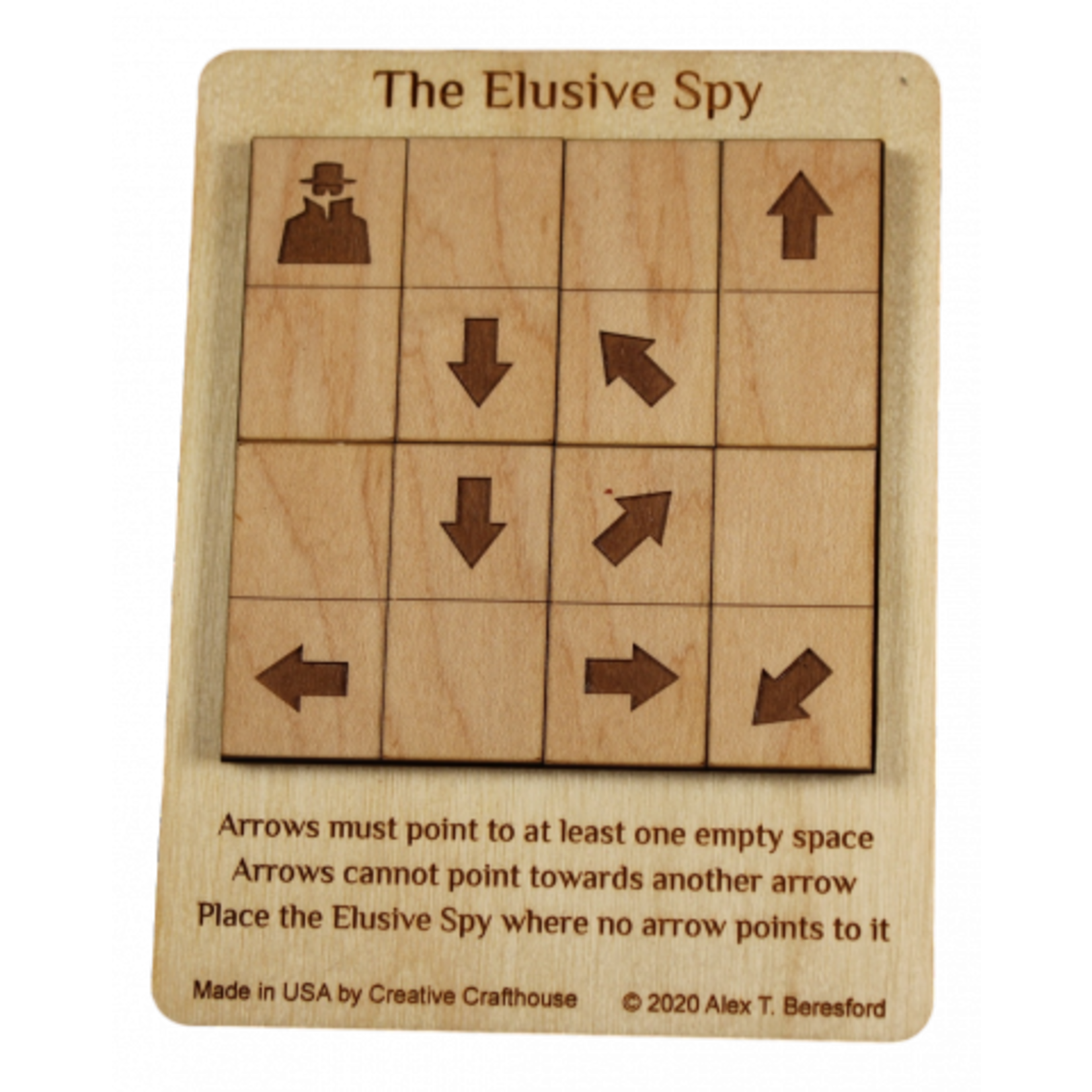 Creative Crafthouse Elusive Spy (Wooden Puzzle)