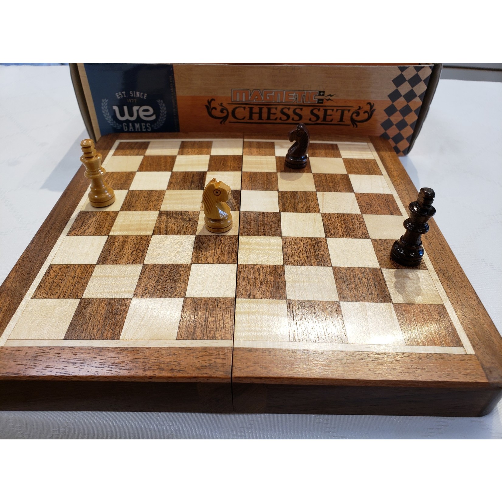 Wood Expressions Chess Set 7" Magnetic Folding