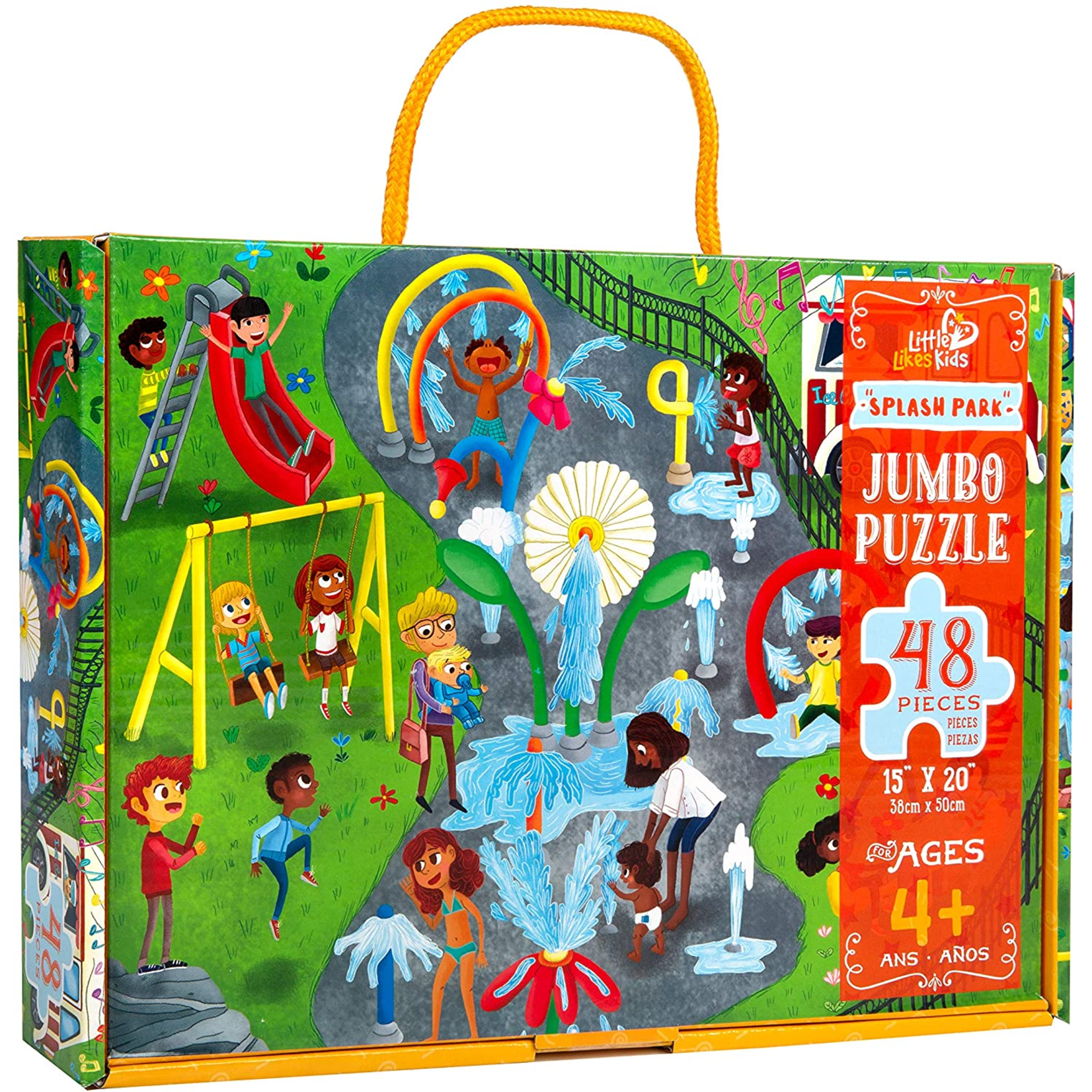 Little Likes Kids Splash Park, 48-Piece Jigsaw Puzzle (Jumbo)