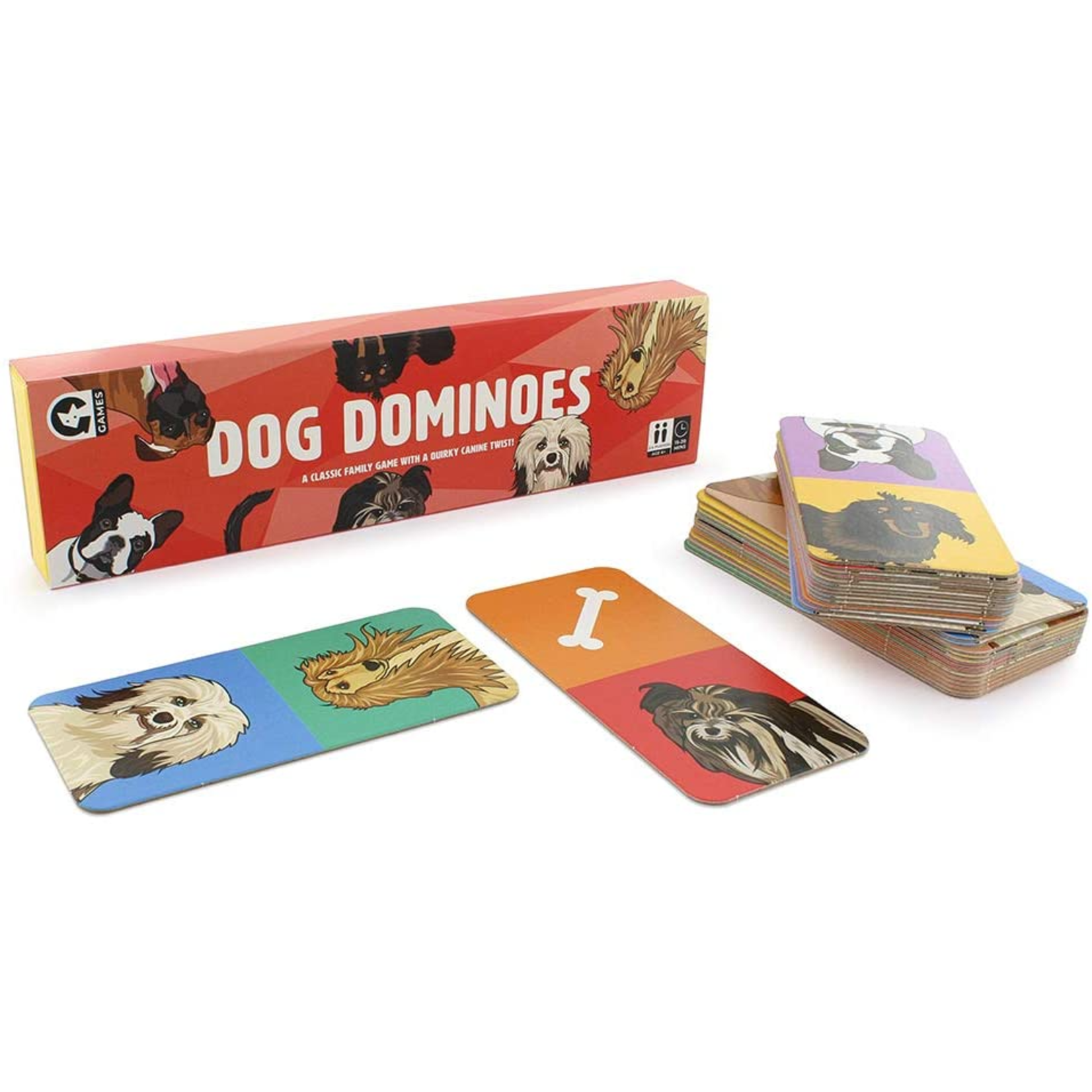 Ginger Fox Dog Dominoes: A Classic Family Game with a Quirky Canine Twist