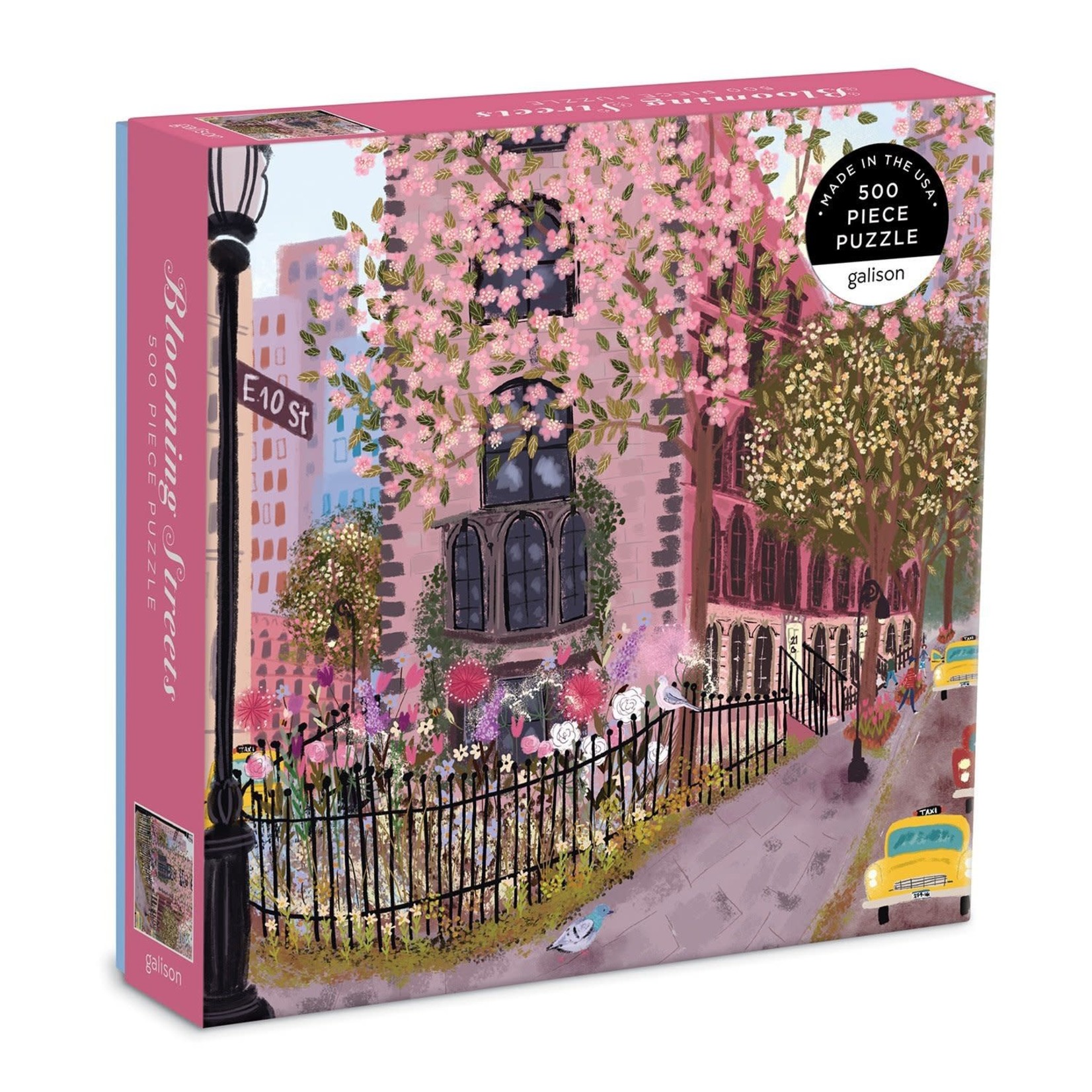 Galison Blooming Streets - 500 Piece Jigsaw Puzzle