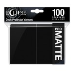Ultra Pro Card Sleeves: Eclipse, PRO-Matte Jet Black, Standard (100 Count)