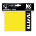 Ultra Pro Card Sleeves: Eclipse, PRO-Matte Lemon Yellow, Standard (100 Count)