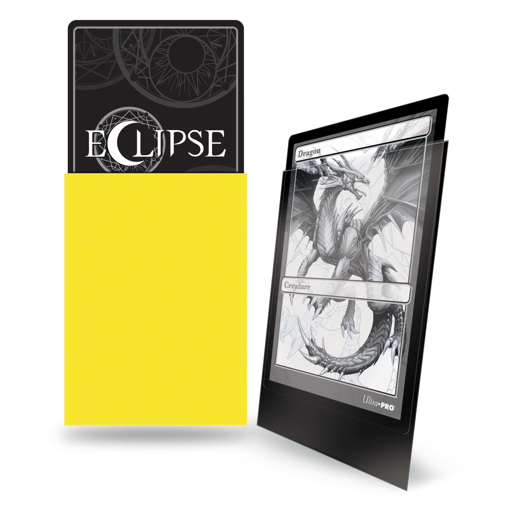 Ultra Pro Card Sleeves: Eclipse, PRO-Matte Lemon Yellow, Standard (100 Count)