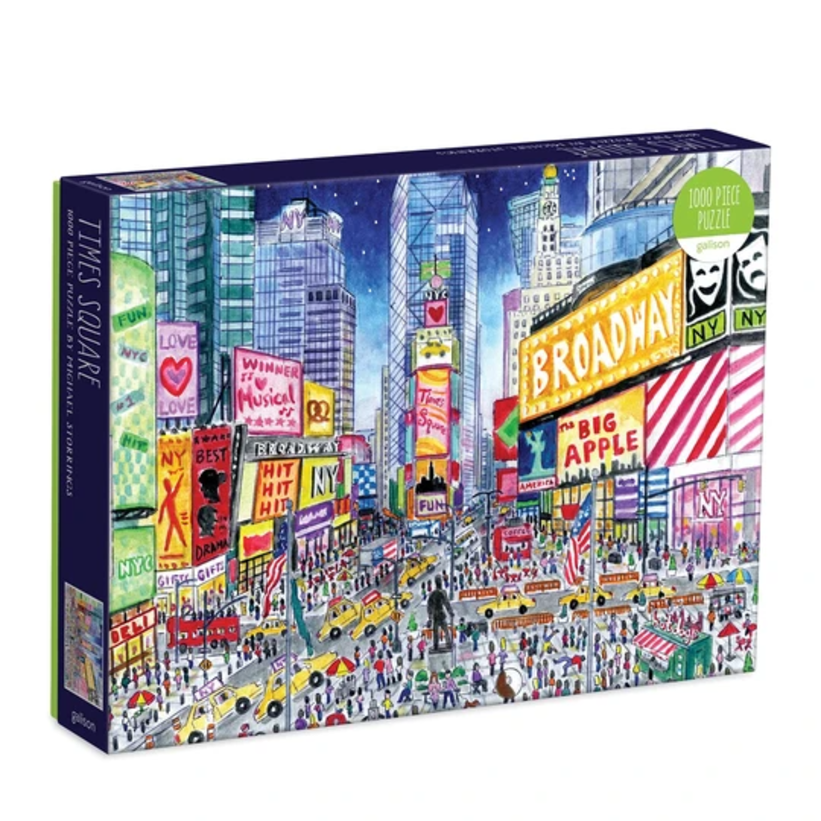 Galison Times Square by Michael Storrings, 1000-Piece Jigsaw Puzzle