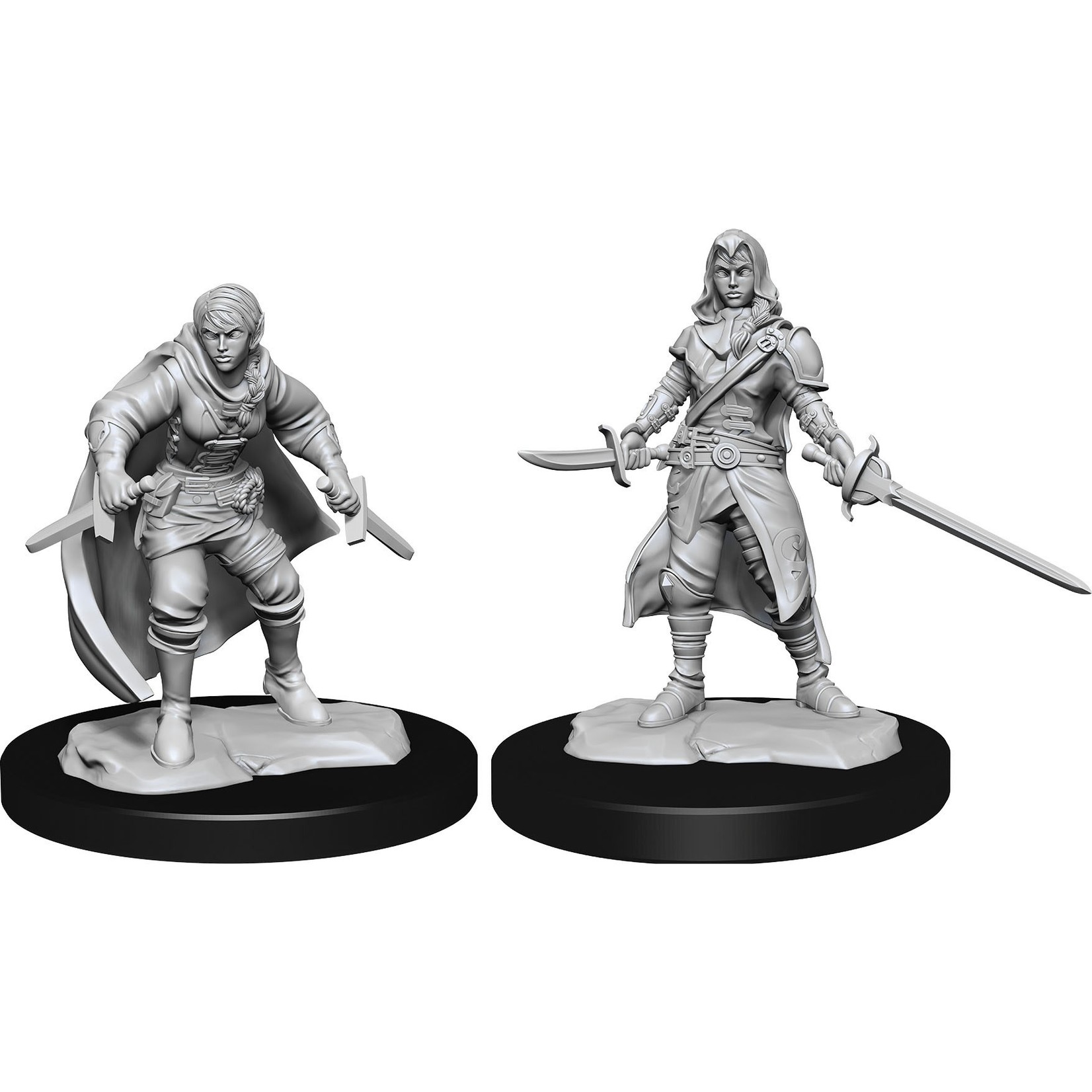 WizKids D&D Minis (unpainted): Half-Elf Rogue, Female (Wave 14 90228)