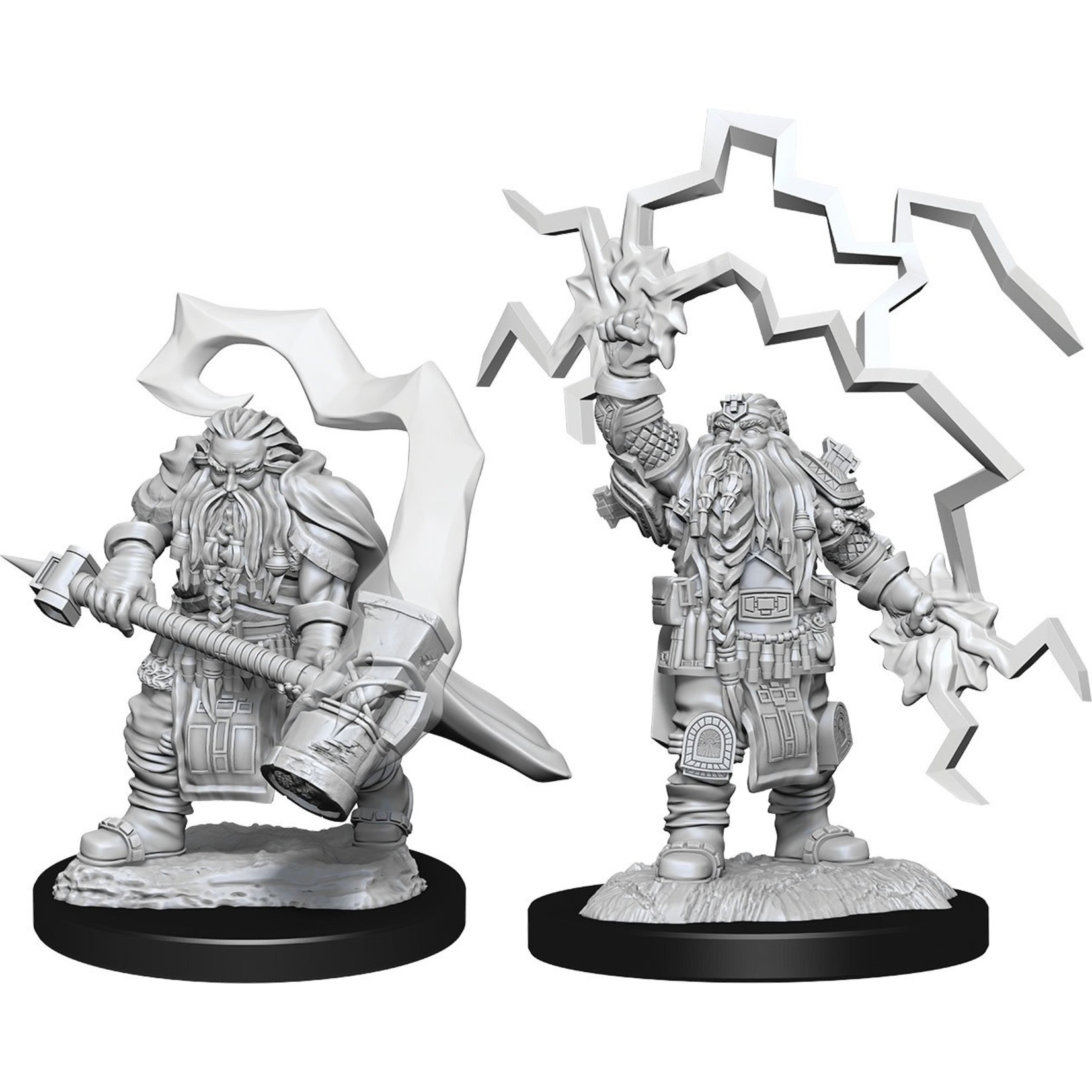 WizKids D&D Minis (unpainted): Dwarf Cleric, Male (Wave 14 90222)