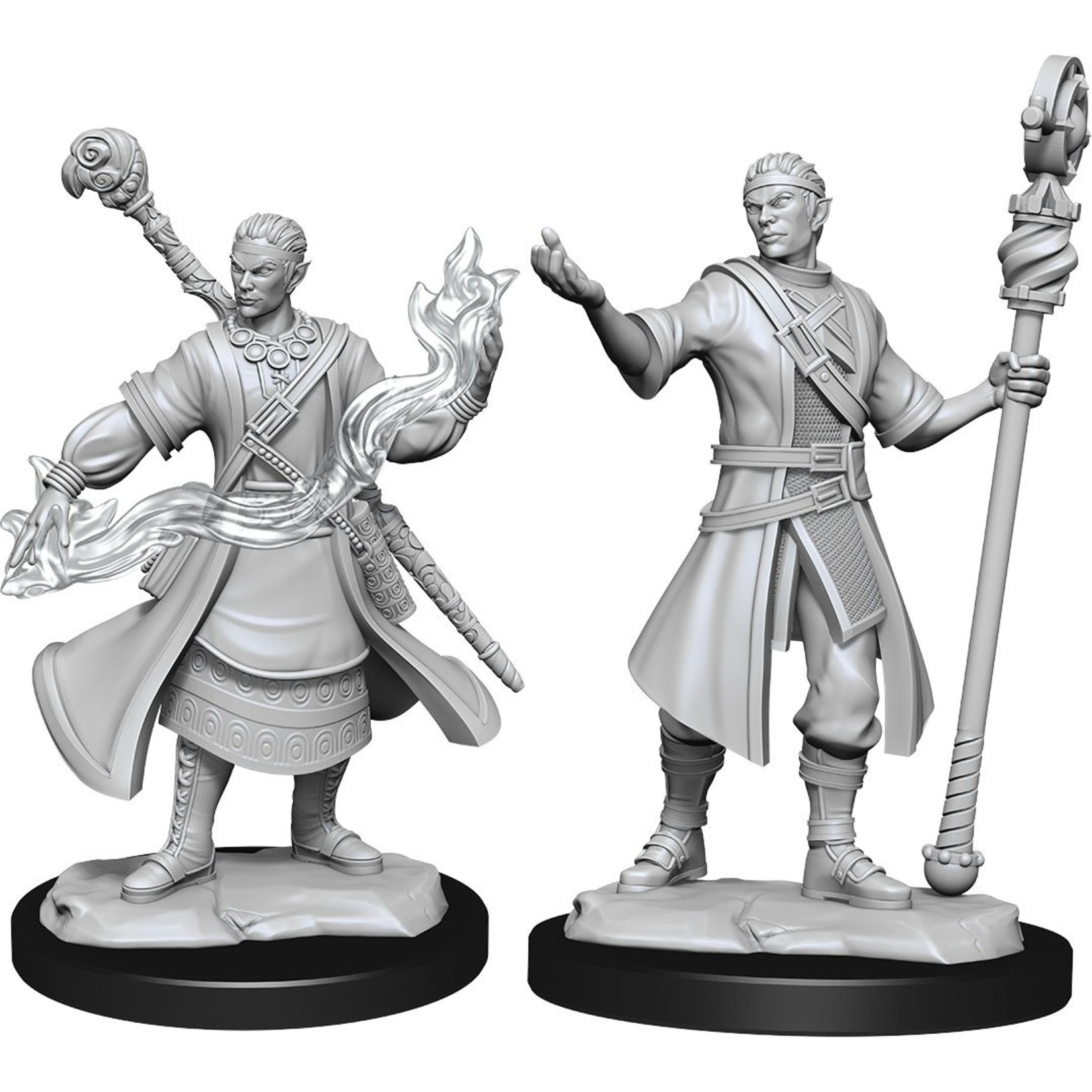 WizKids D&D Minis (unpainted): Half-Elf Wizard, Male (Wave 14 90229)