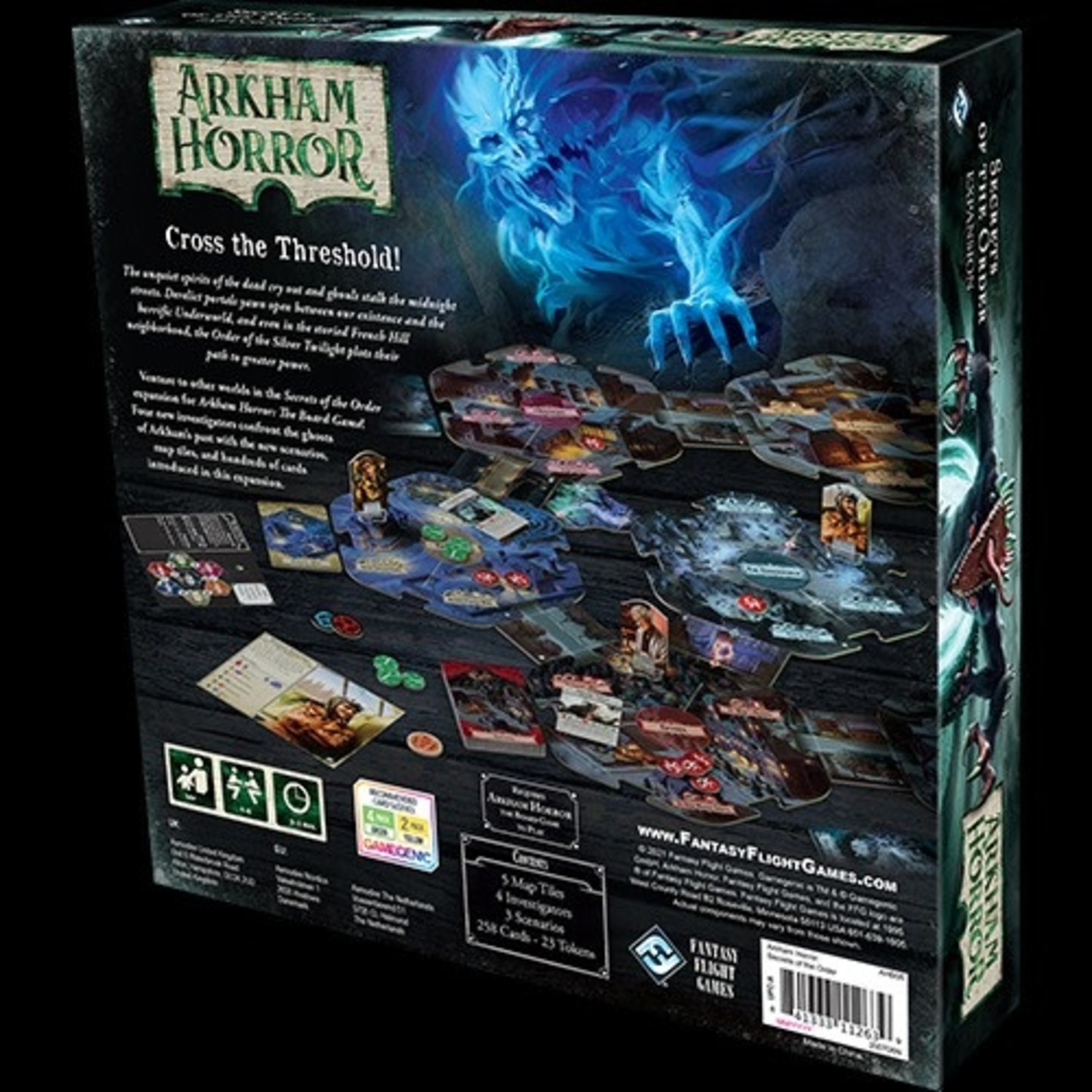 Fantasy Flight Games Arkham Horror: Secrets of the Order Expansion