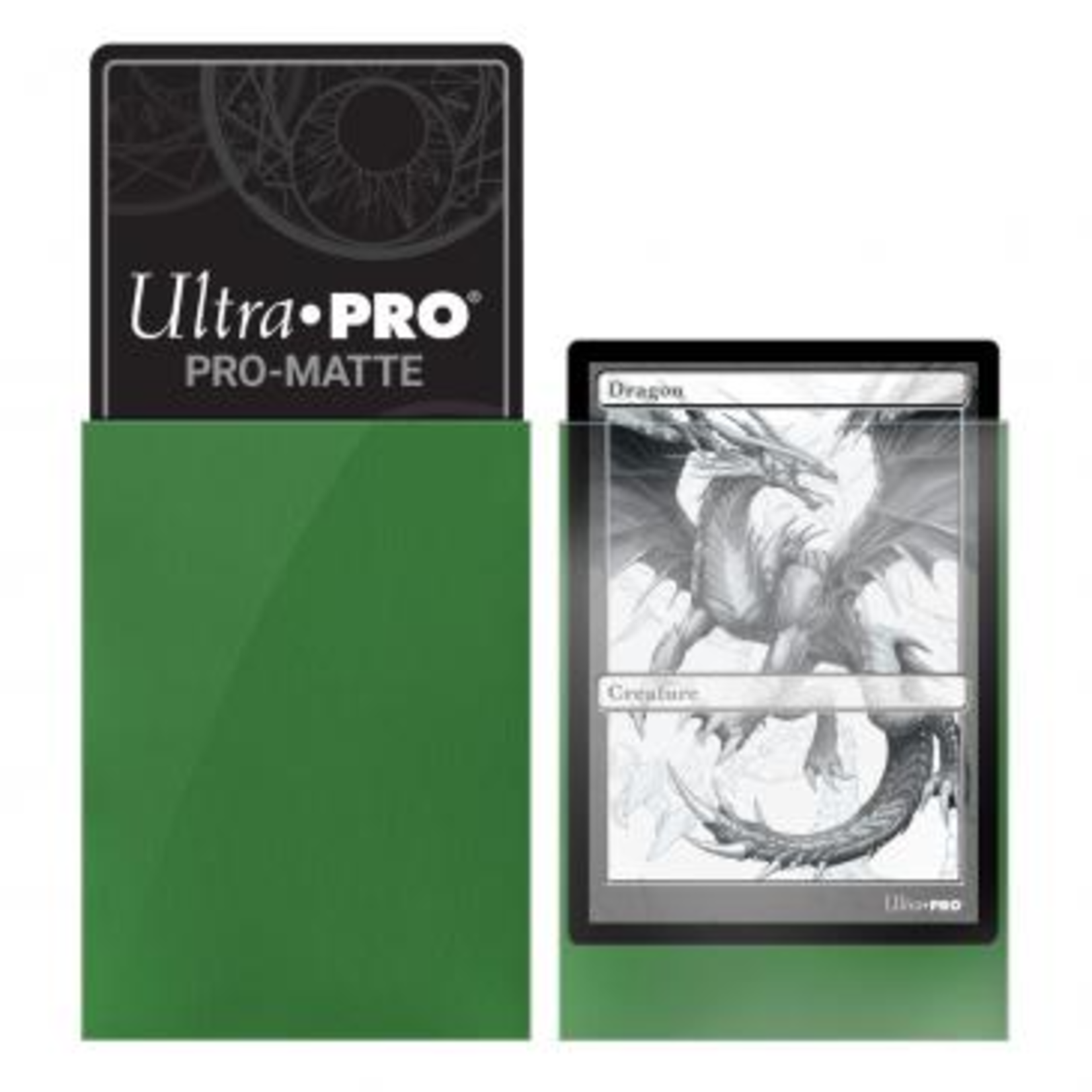 Ultra Pro Card Sleeves: PRO-Matte Green, Standard (100 Count)