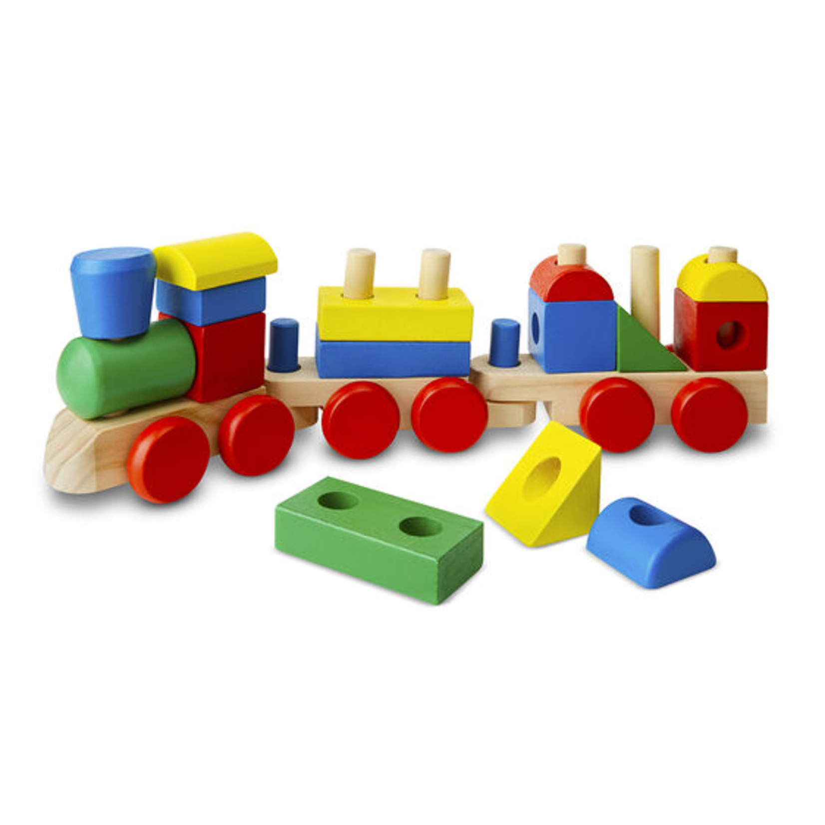 Melissa and Doug Stacking Train (18 Solid-Wood Pieces)