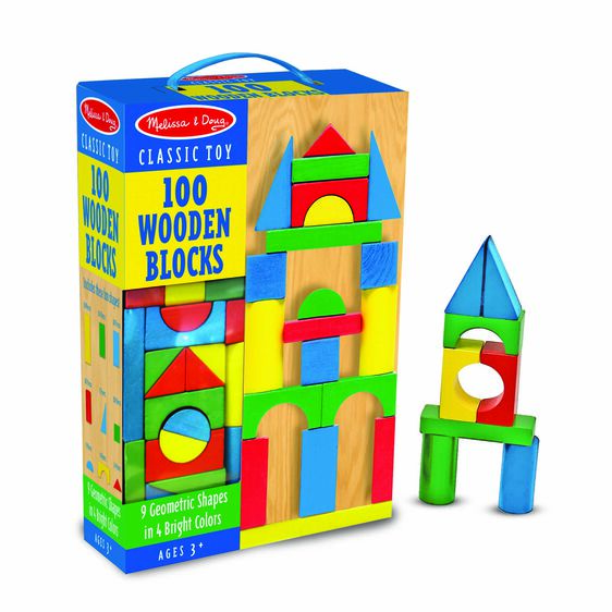 Wooden Blocks (100Piece Set) Labyrinth Games & Puzzles