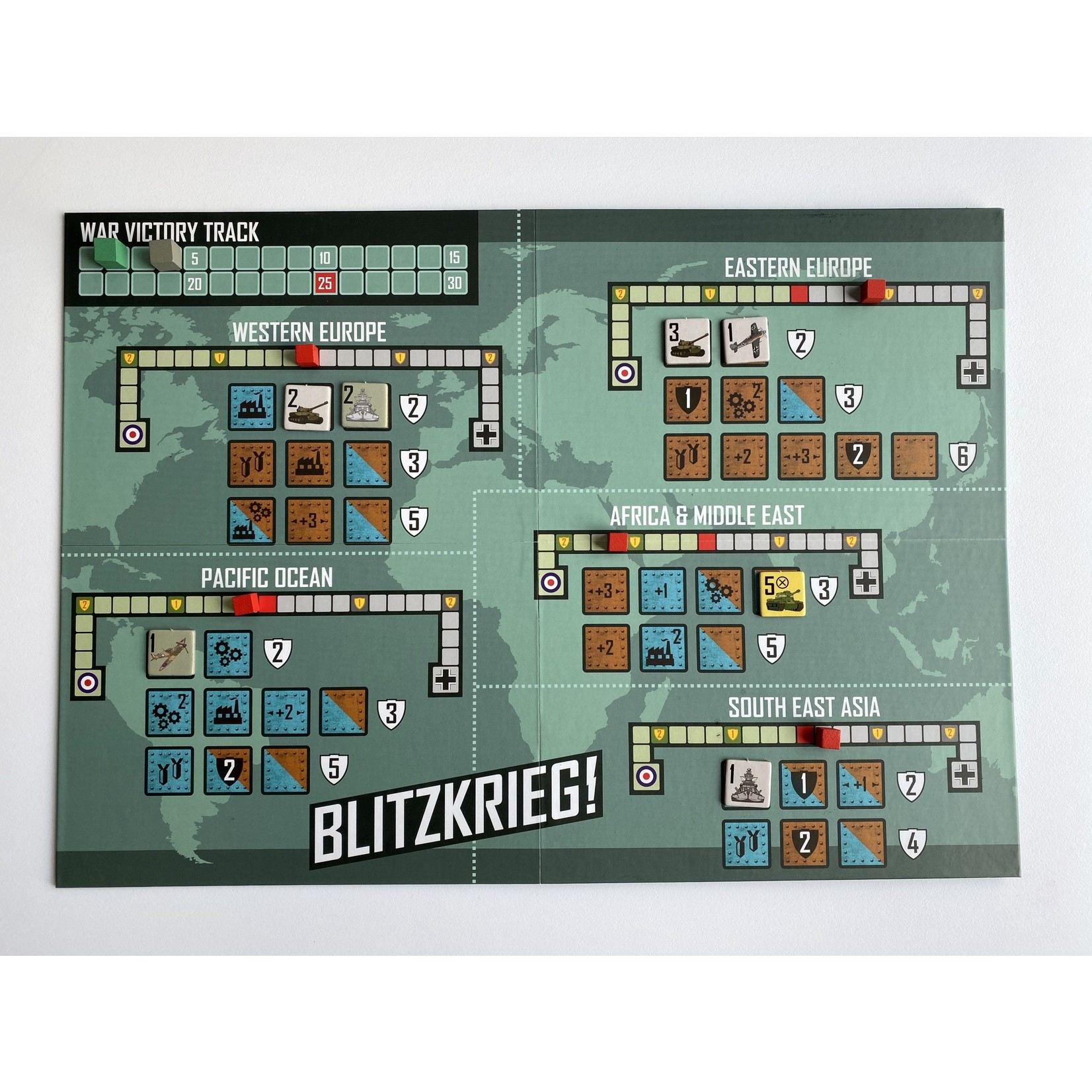 PSC Games Blitzkrieg: Square Edition – World War Two in 20 Minutes!