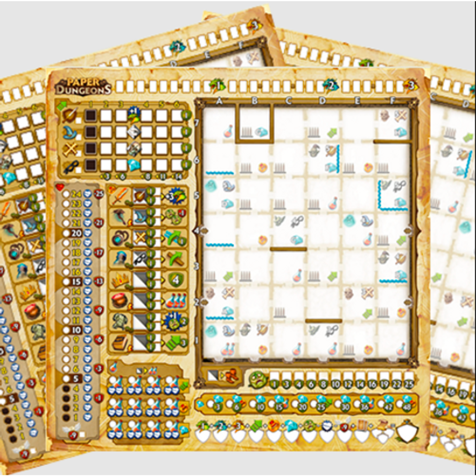 Alley Cat Games Paper Dungeons: A Dungeon Scrawler Game