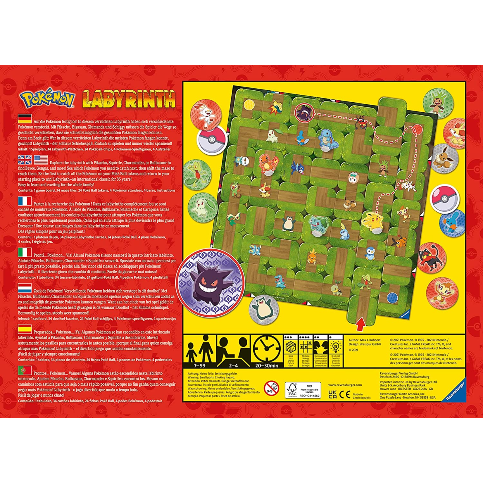 Ravensburger Labyrinth Pokémon