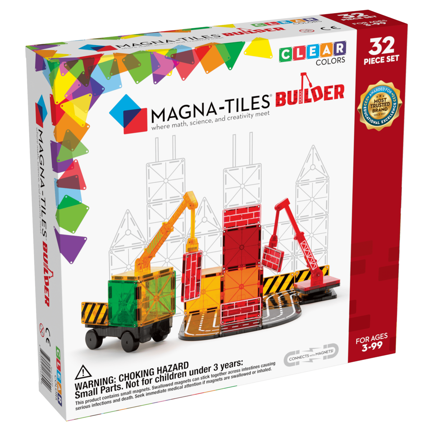 Magna-Tiles Magna-Tiles Builder, 32-Piece Set
