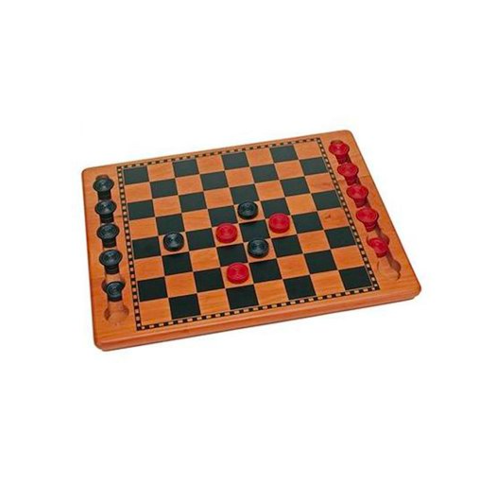 Wood Expressions Checkers (Wood Board and Pieces)