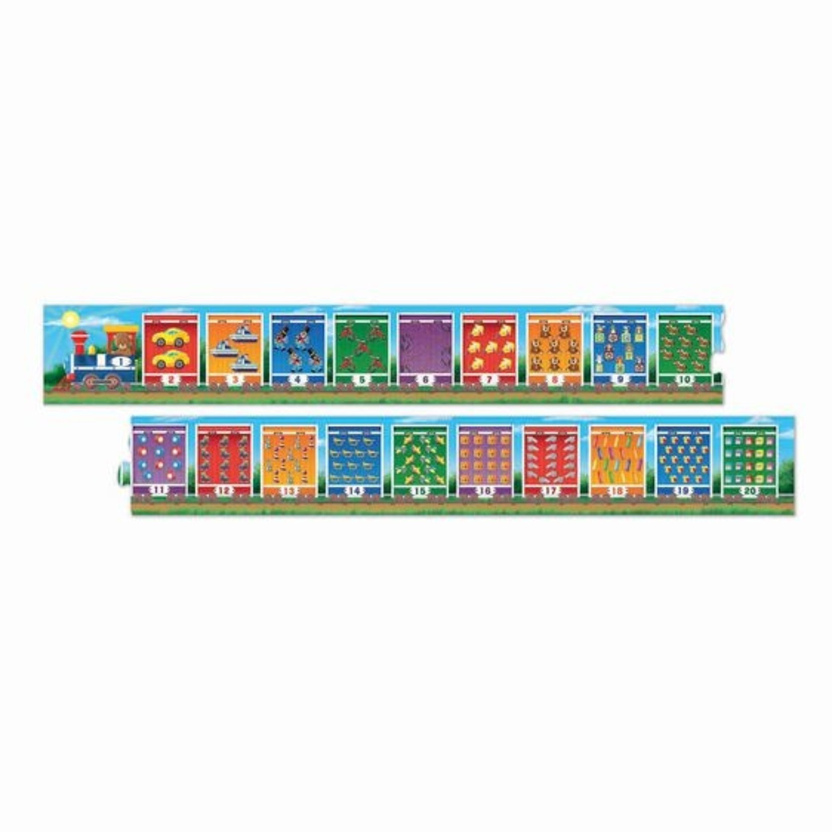 Melissa and Doug Number Train Floor Puzzle 20p