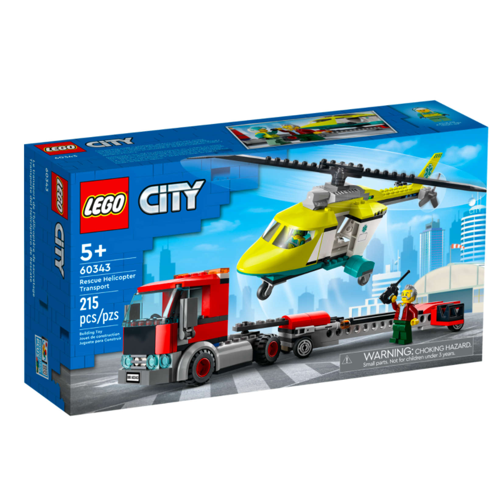 LEGO LEGO City Rescue Helicopter Transport (60343)