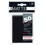 Ultra Pro Card Sleeves: PRO-Matte Black, Standard (50 Count)