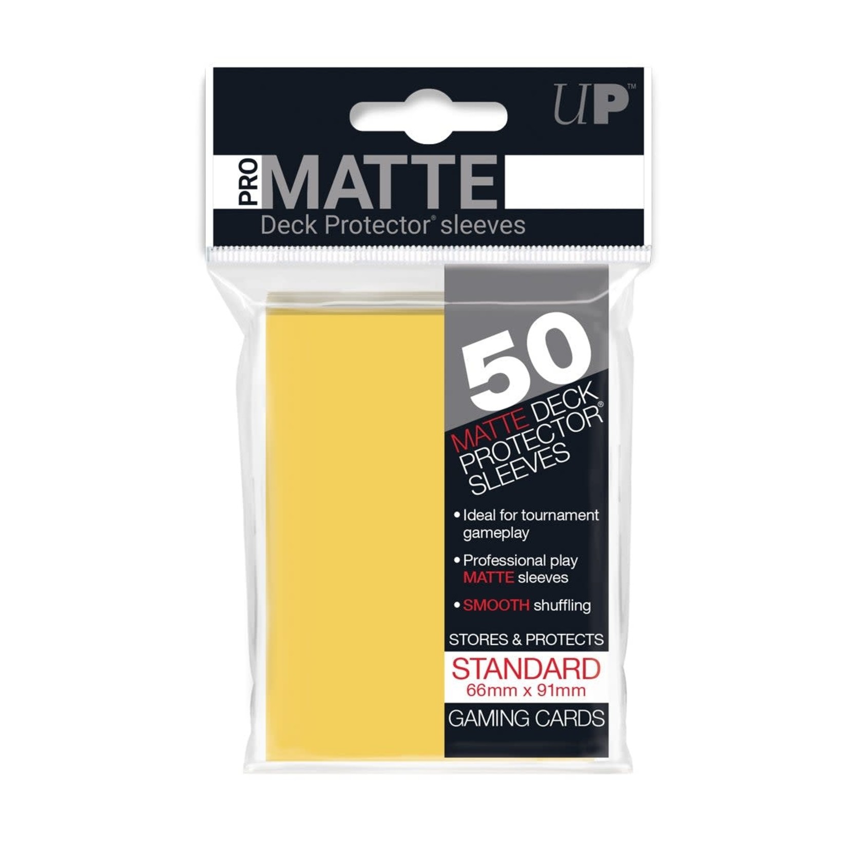Ultra Pro Pro-Matte Yellow Card Sleeves (50)
