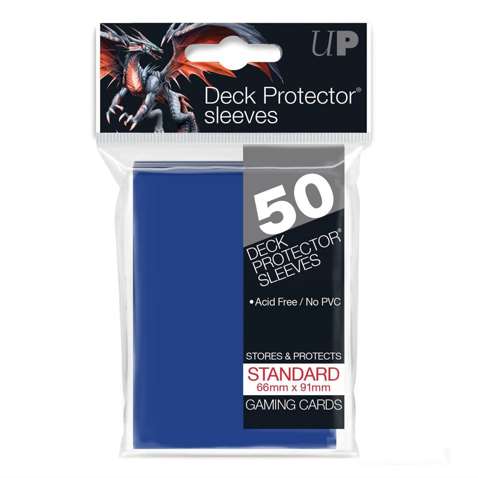 Ultra Pro Card Sleeves: PRO-Gloss Solid Blue, Standard (50 Count)