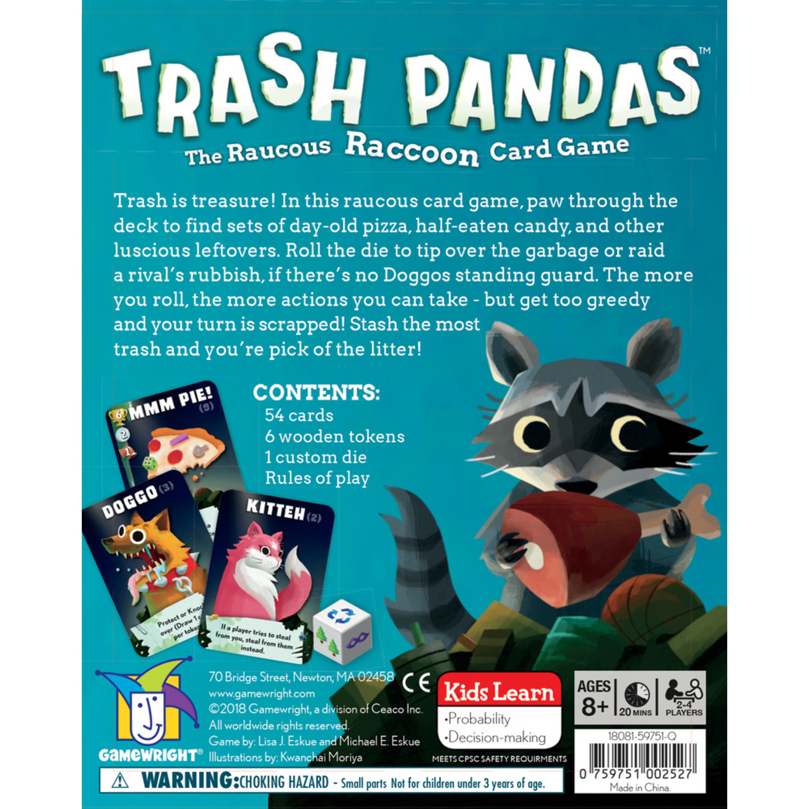 Gamewright Trash Pandas