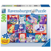 Hello Kitty Cat, 500-Piece Jigsaw Puzzle - Labyrinth Games & Puzzles