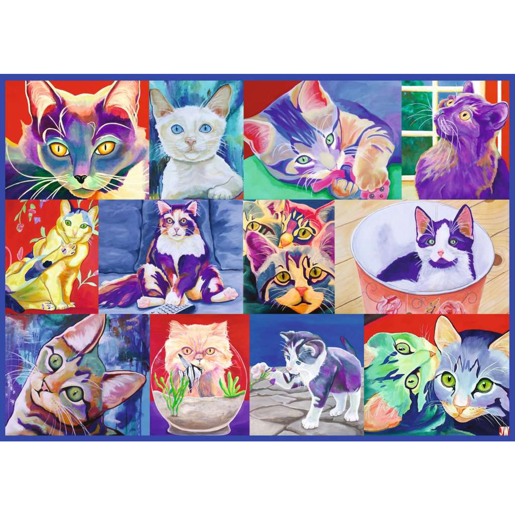 500 piece sales cat puzzle