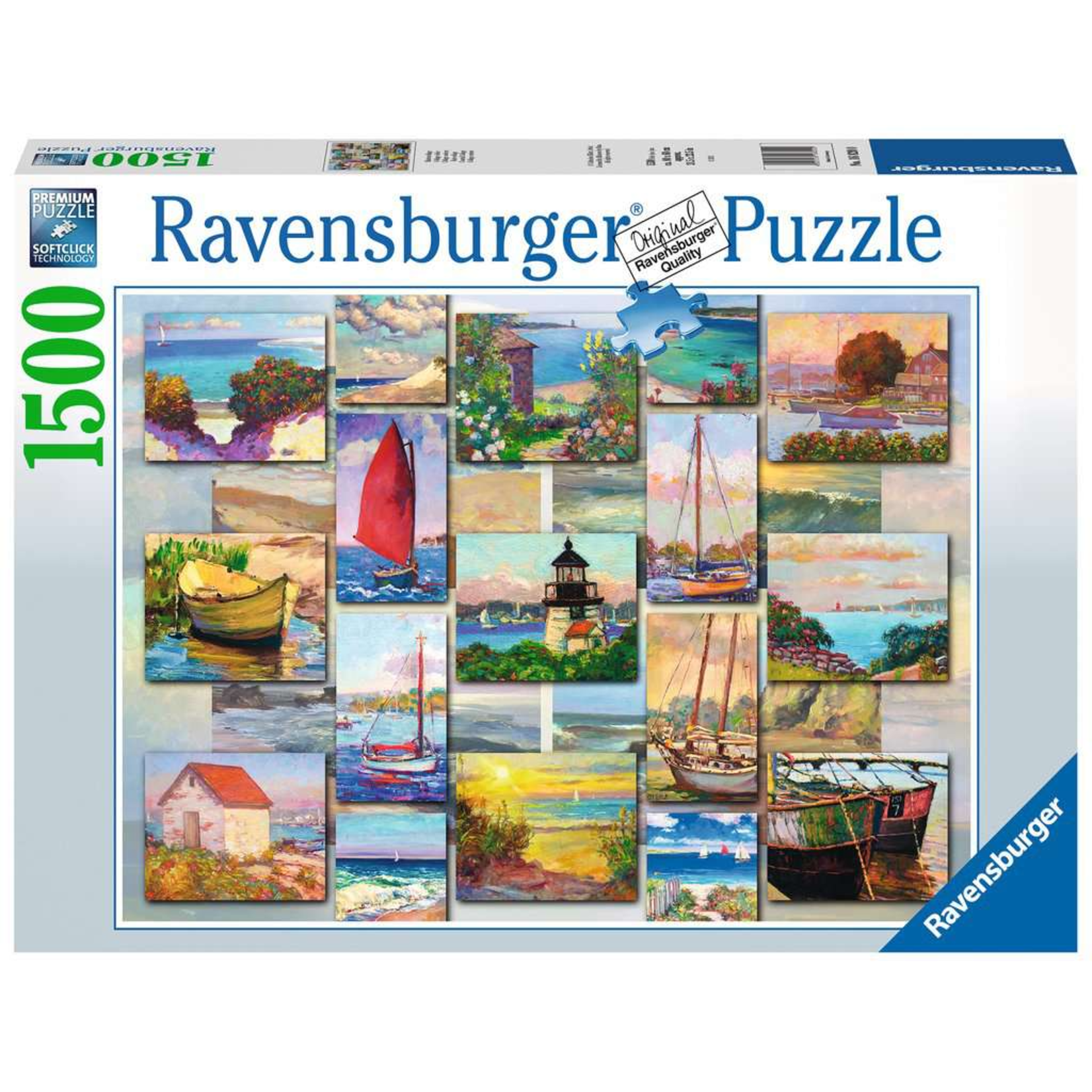 Ravensburger Coastal Collage, 1500-Piece Jigsaw Puzzle