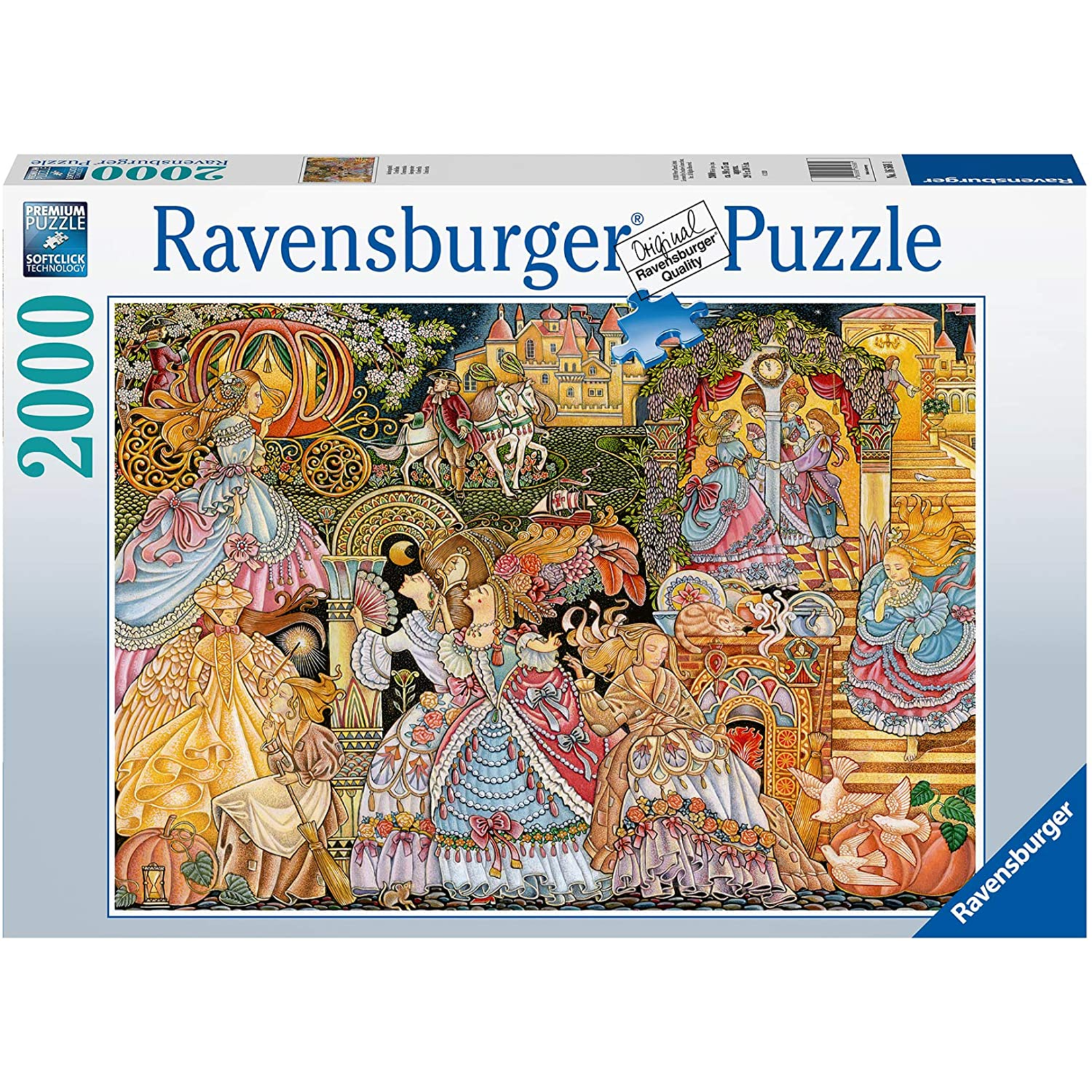 Ravensburger Cinderella, 2000-Piece Jigsaw Puzzle