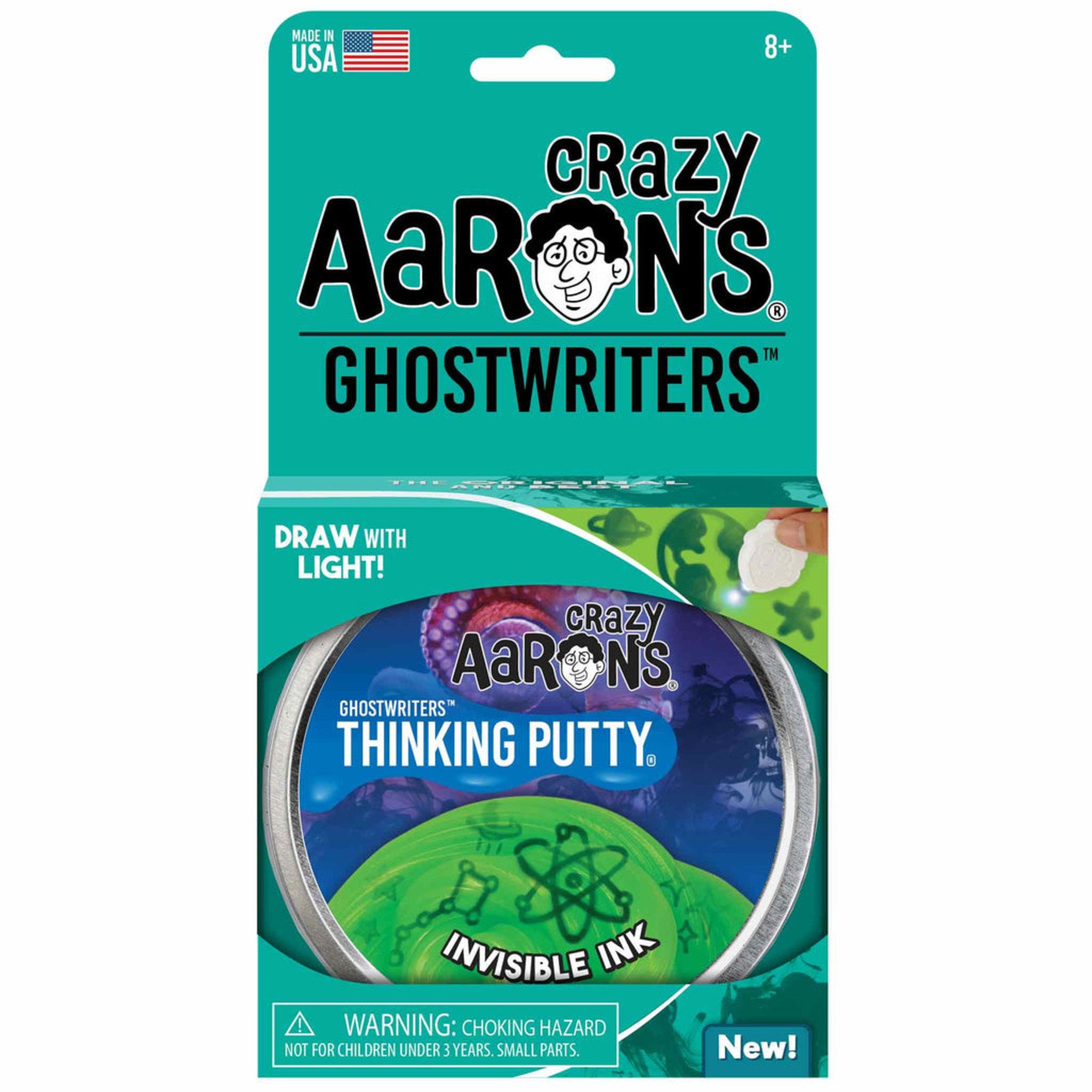 Crazy Aarons Crazy Aaron's Thinking Putty® – Invisible Ink (4")