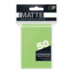 Ultra Pro Card Sleeves: PRO-Matte Lime Green, Standard (50 Count)