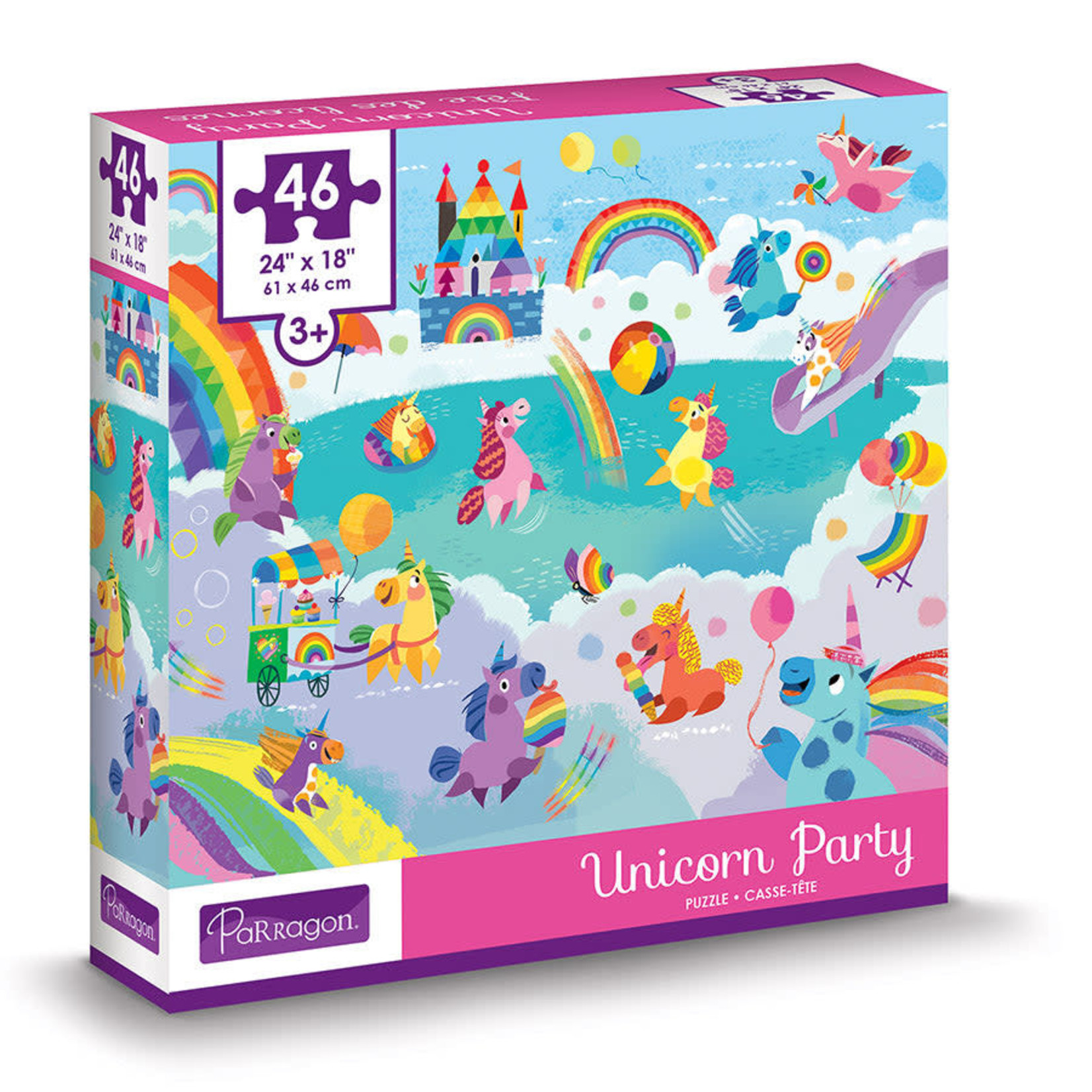 Parragon Unicorn Pool Party, 46-Piece Jigsaw Puzzle
