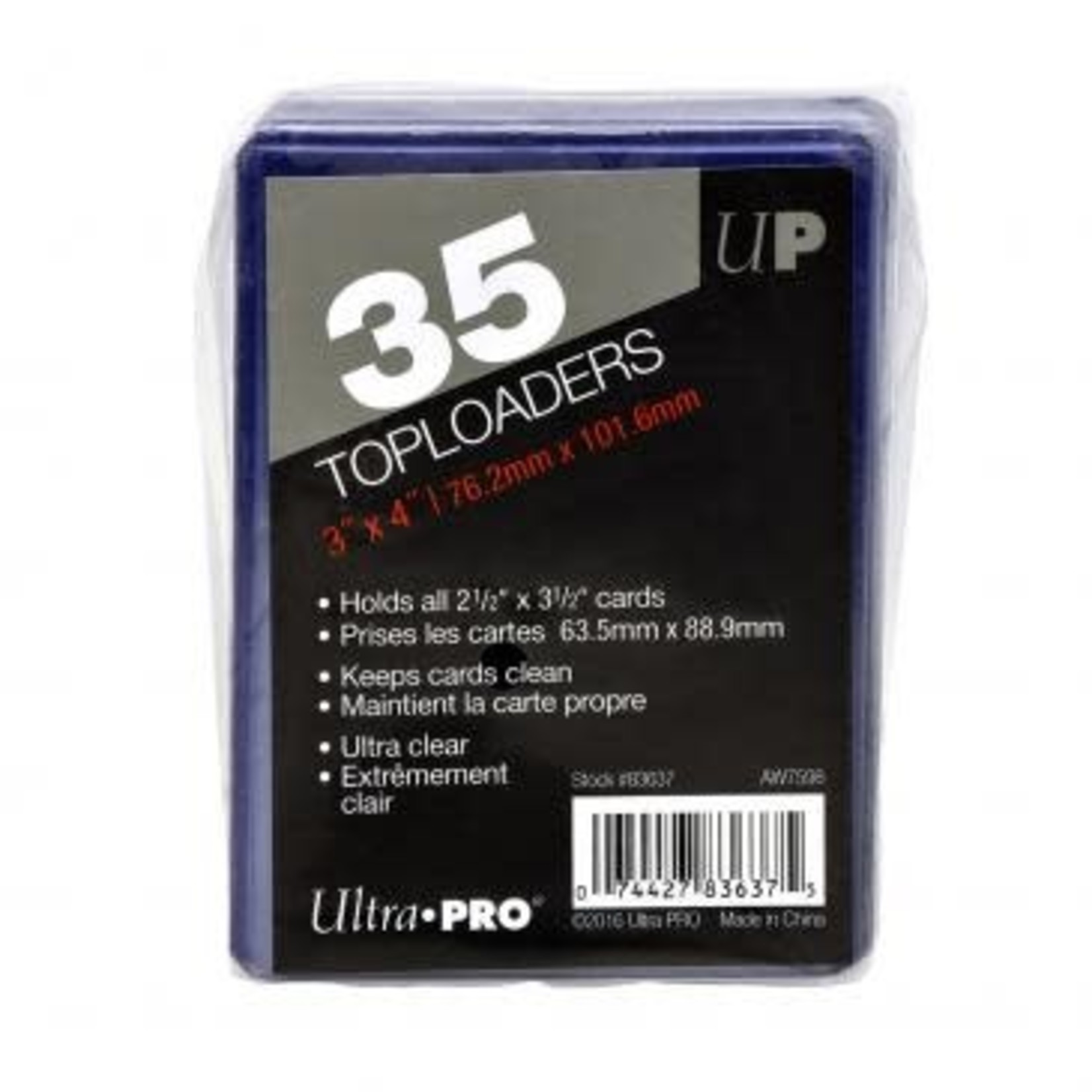 Ultra Pro Toploaders: Regular, 3" x 4" (35 Count)