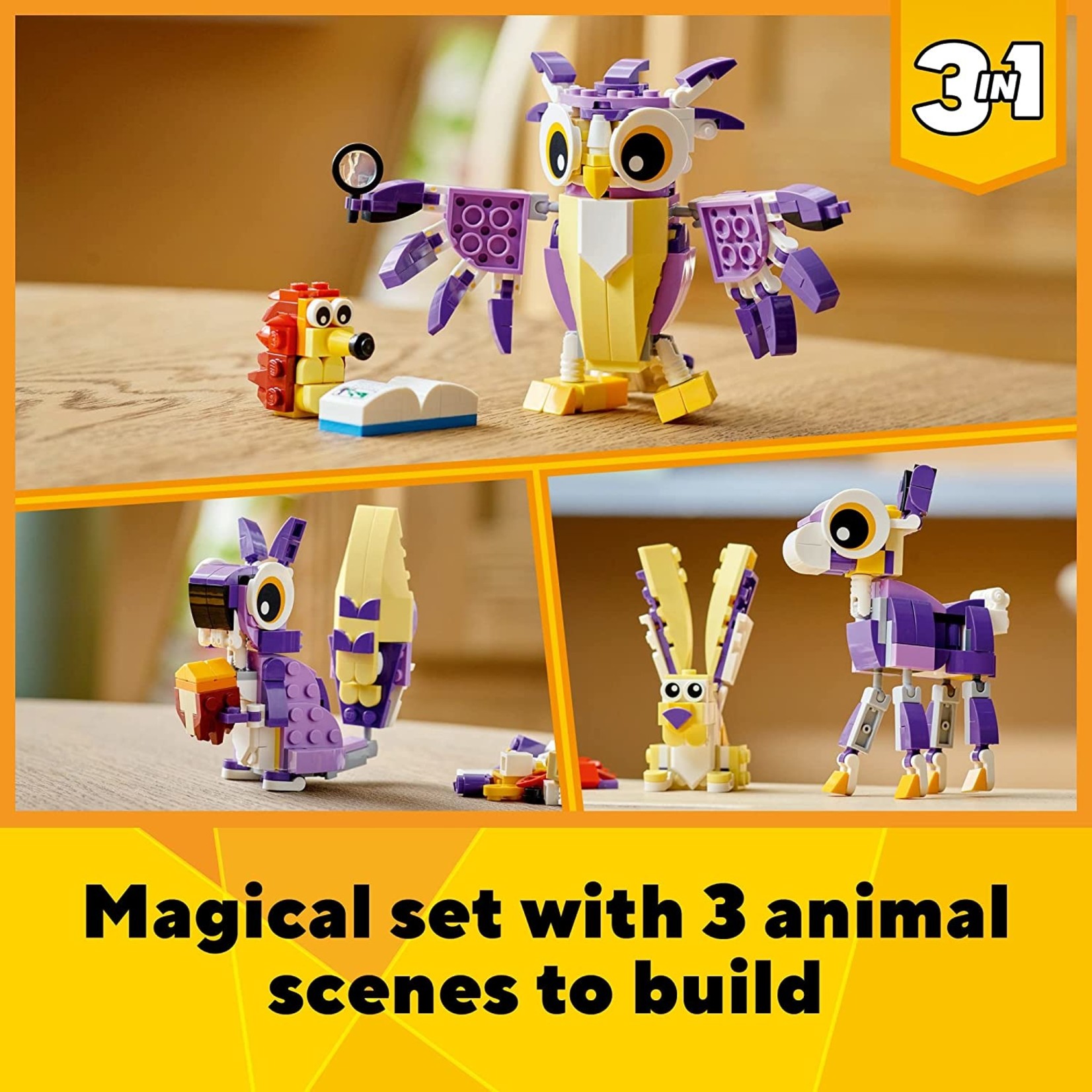 LEGO LEGO Creator 3-in-1 Fantasy Forest Creatures