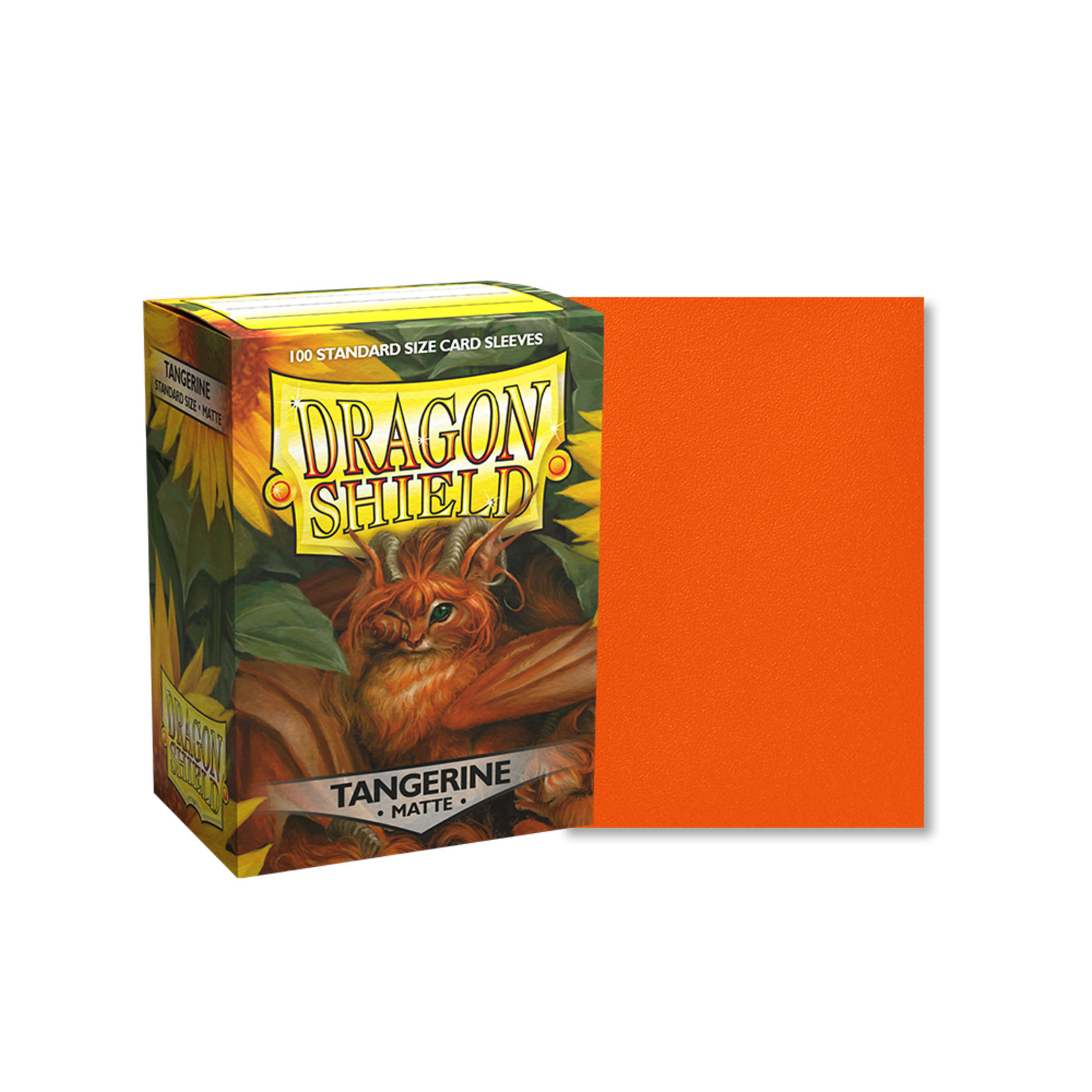 Dragon Shield Card Sleeves: Matte Tangerine (100 Count)