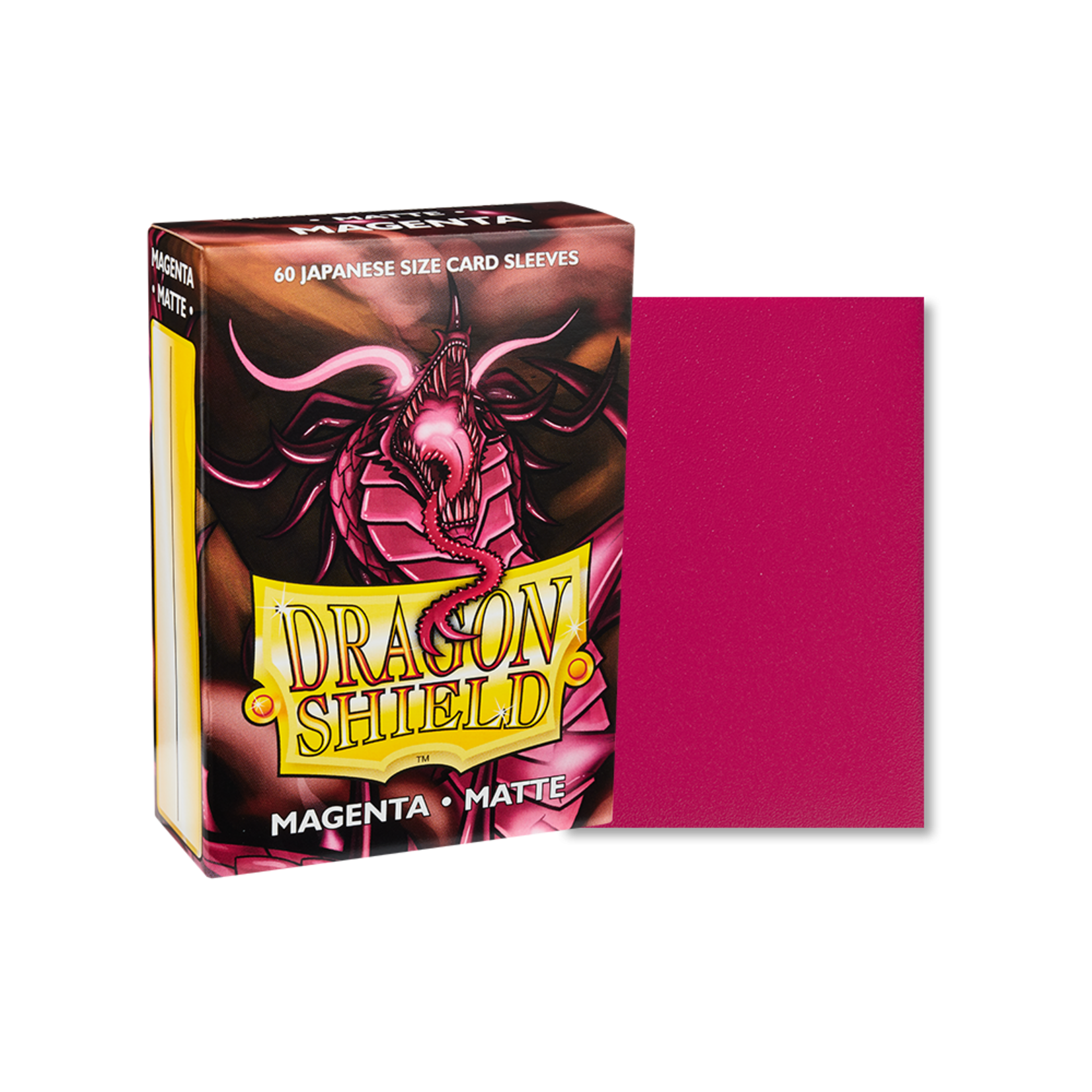 Dragon Shield Card Sleeves: Small, Matte Magenta (60 Count)