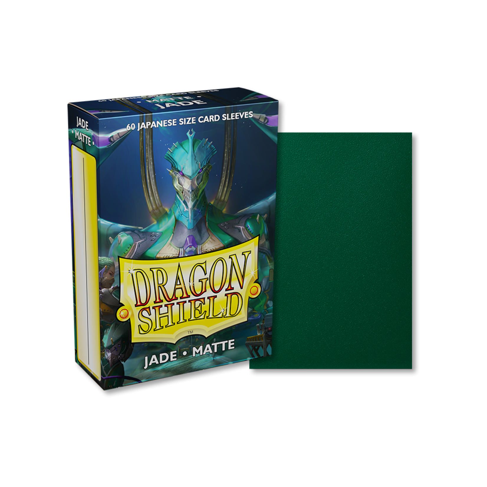 Dragon Shield - Japanese Size Matte Sleeves (60 ct.) - Emerald