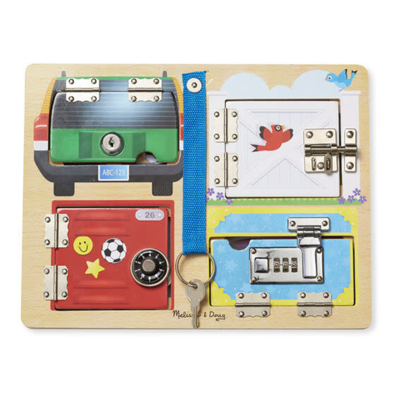 Melissa and Doug Lock and Latch Board